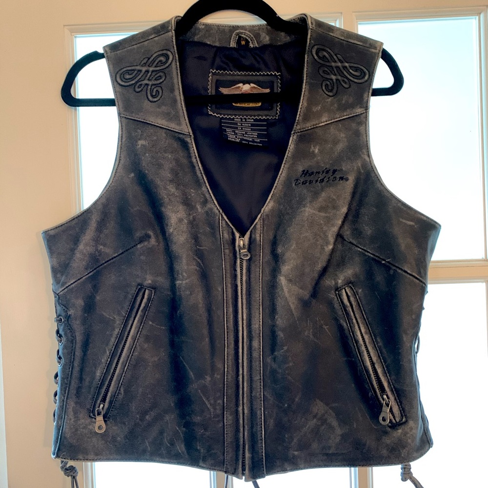 Women’s Harley-Davidson HD Leather Vest, Large